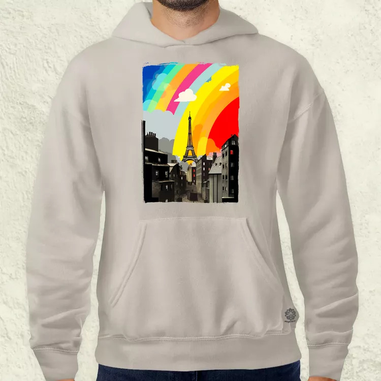Minimál Párizs v3 férfi pulóver