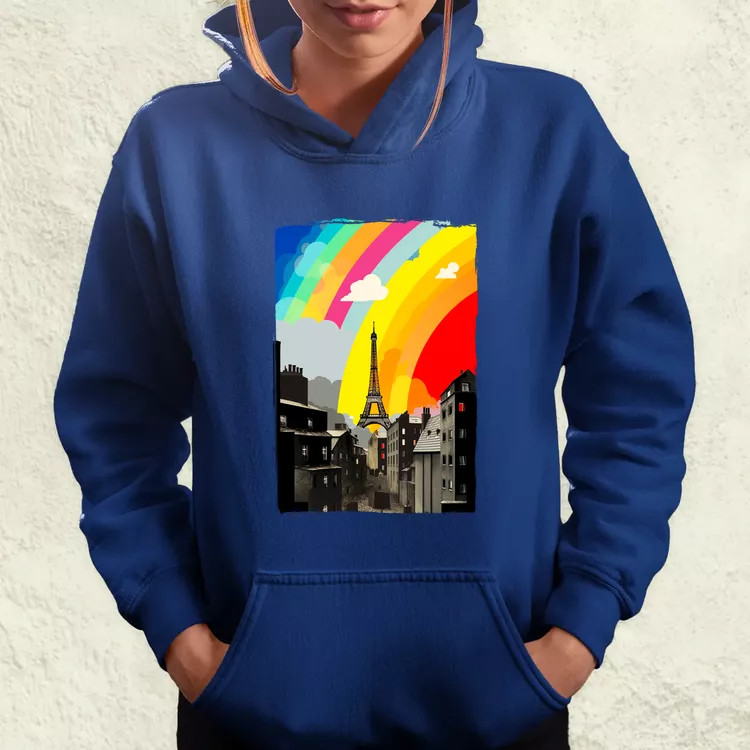Minimál Párizs v3 női pulóver