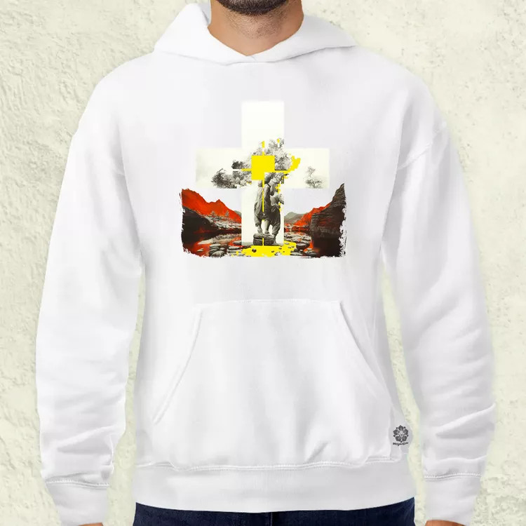 Modern kereszt fantázia v2 férfi pulóver