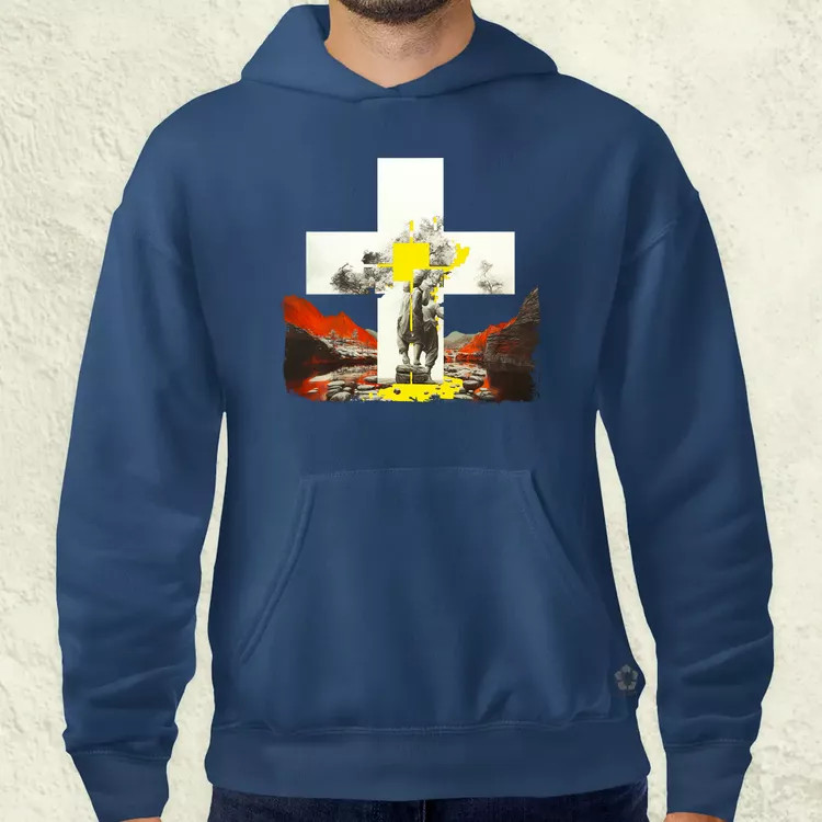 Modern kereszt fantázia v2 férfi pulóver