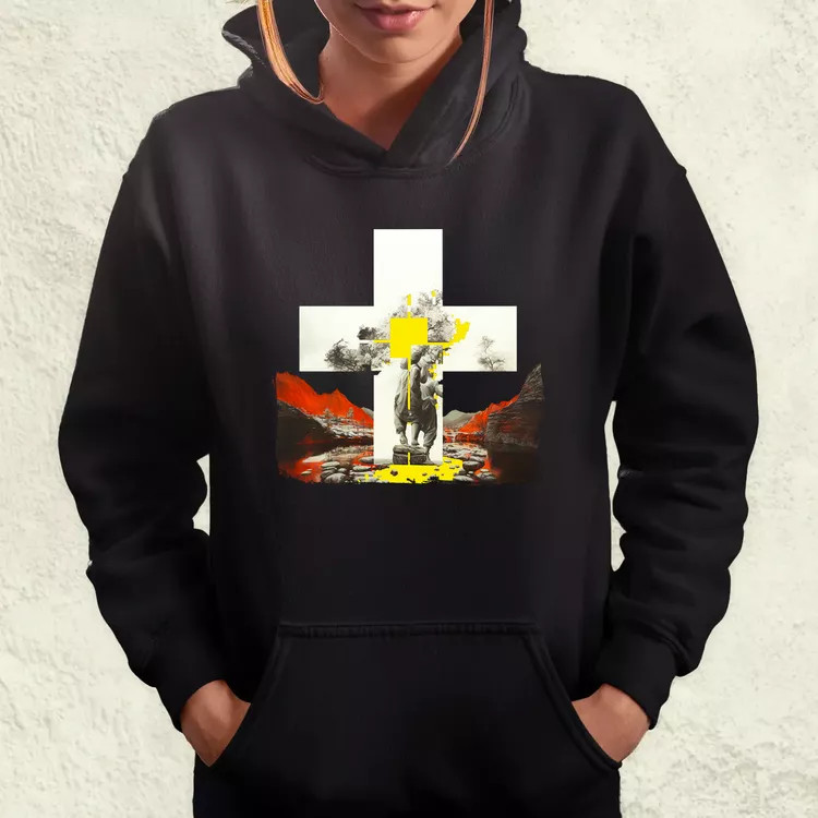 Modern kereszt fantázia v2 női pulóver