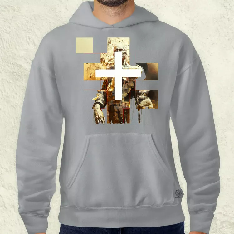 Modern kereszt fantázia v3 férfi pulóver