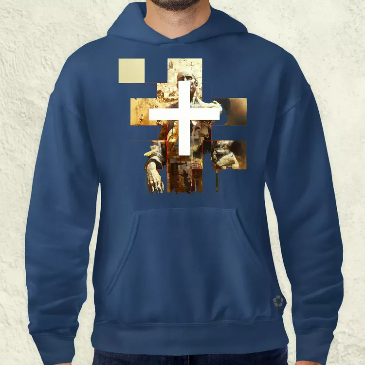 Modern kereszt fantázia v3 férfi pulóver