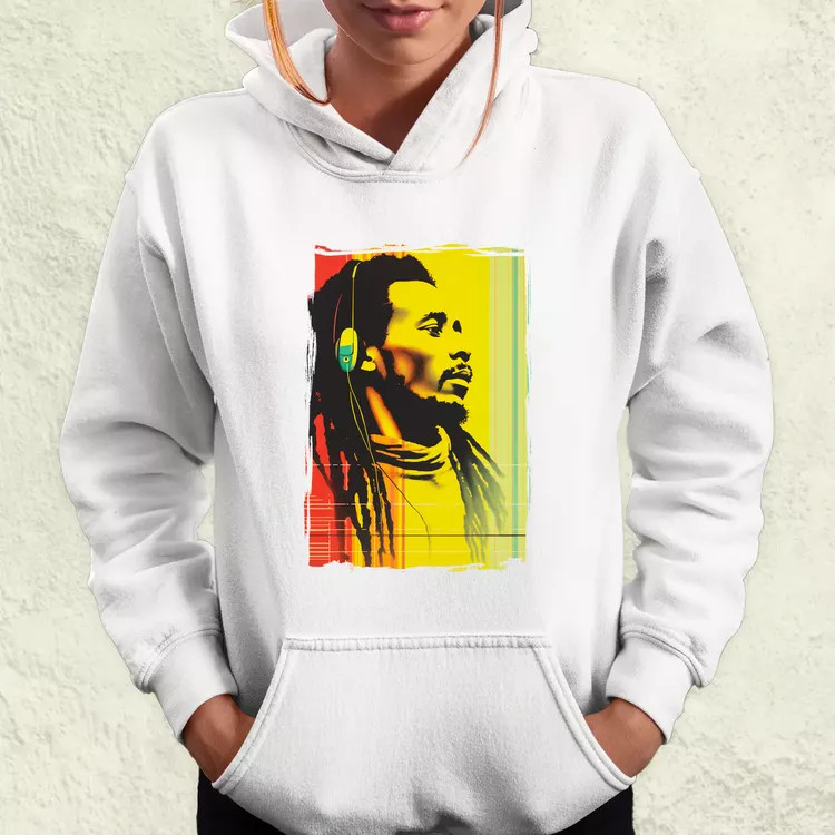 Bob Marley v2 női pulóver
