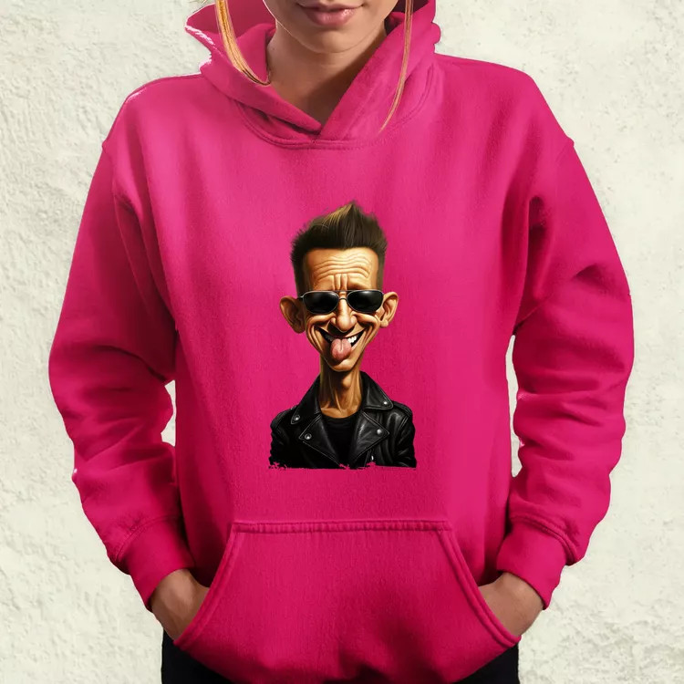 Dave Gahan karukatúra v1 női pulóver