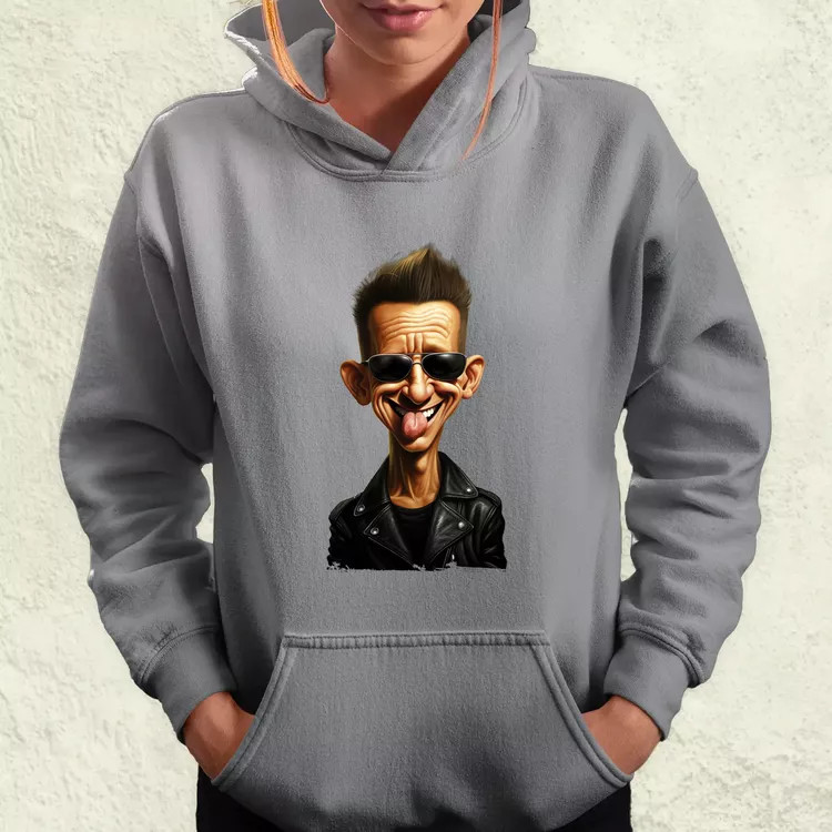 Dave Gahan karukatúra v1 női pulóver