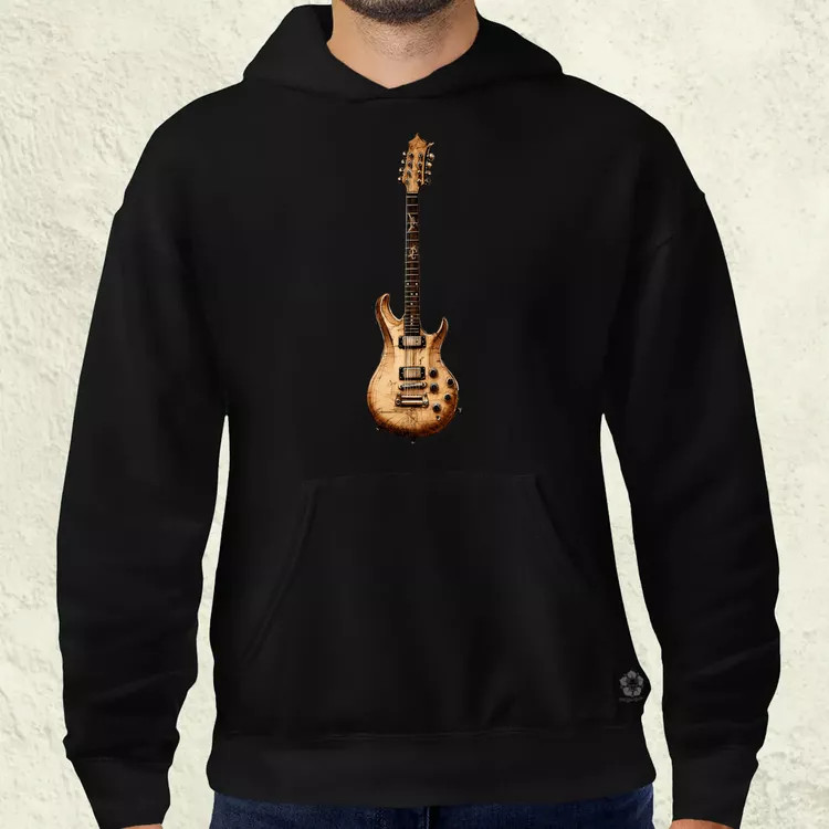 Elektromos gitár szkeccs v1 férfi pulóver