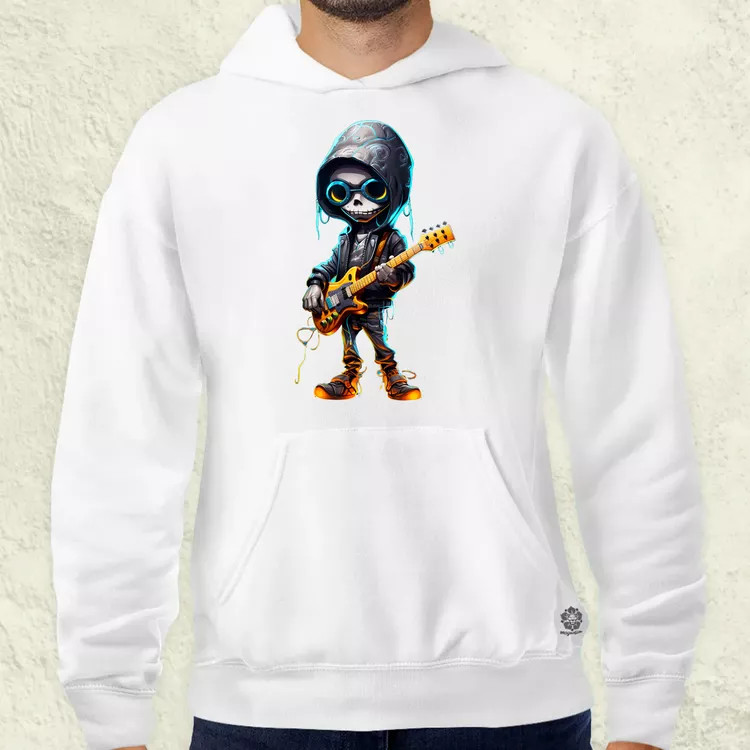 Gitáros srác v1 férfi pulóver