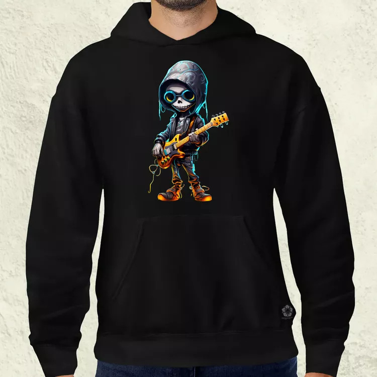 Gitáros srác v1 férfi pulóver
