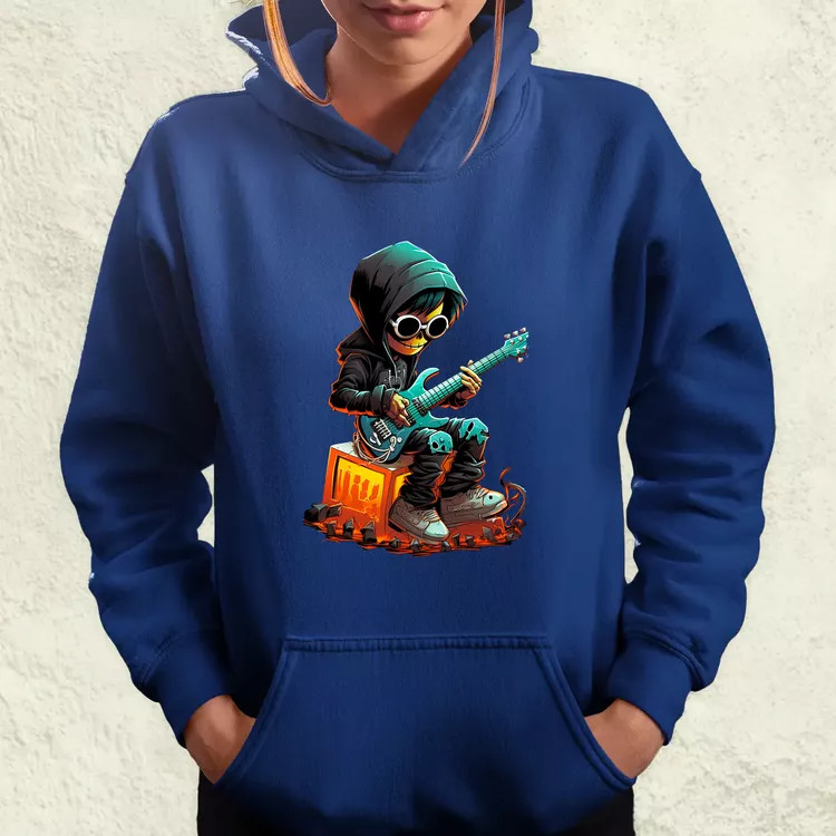 Gitáros srác v3 női pulóver