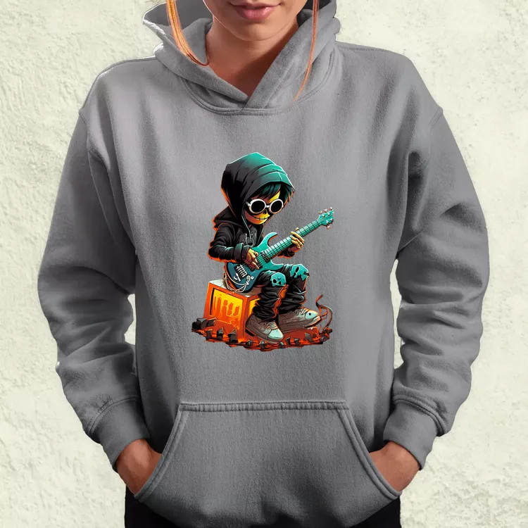 Gitáros srác v3 női pulóver