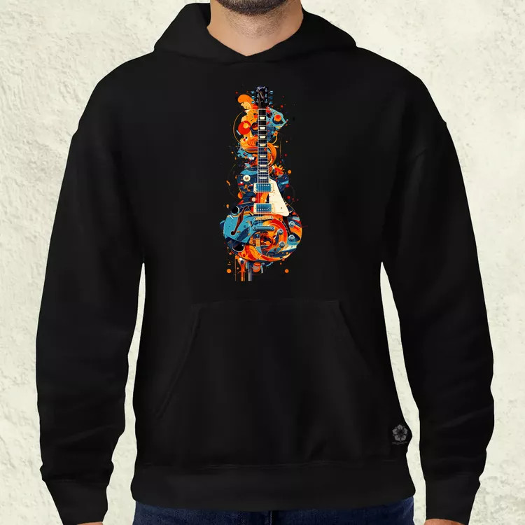Graffiti gitár v1 férfi pulóver