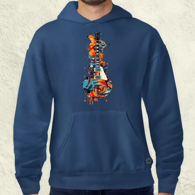 Graffiti gitár v1 férfi pulóver