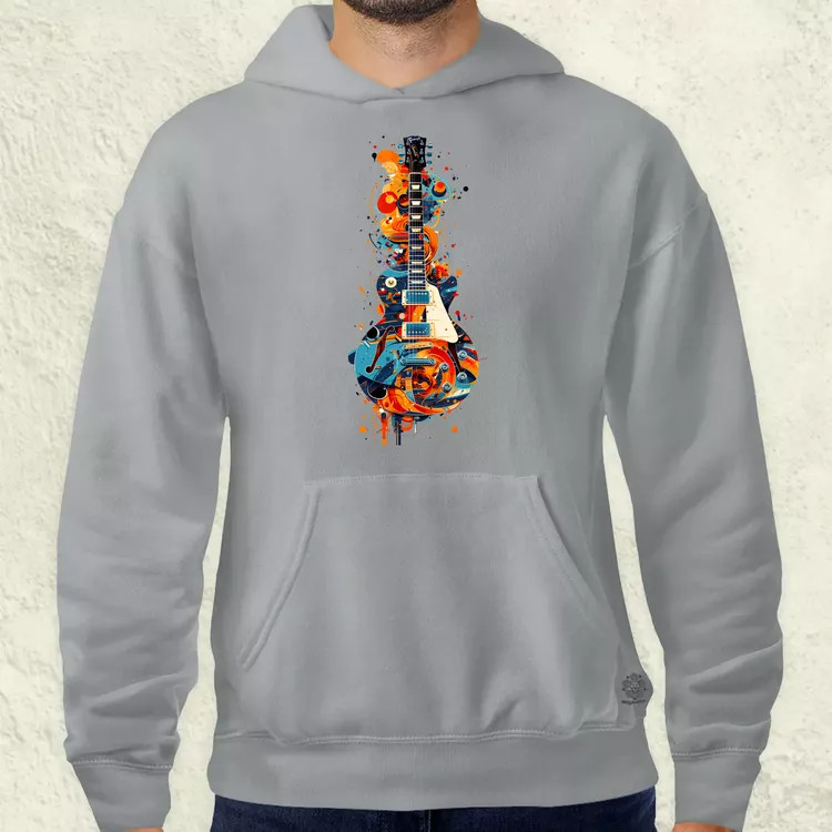 Graffiti gitár v1 férfi pulóver