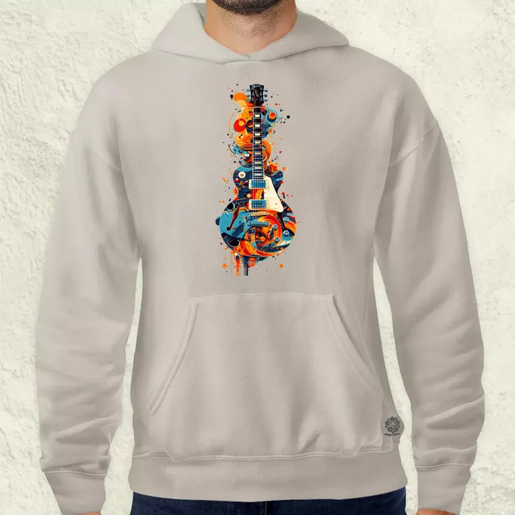 Graffiti gitár v1 férfi pulóver