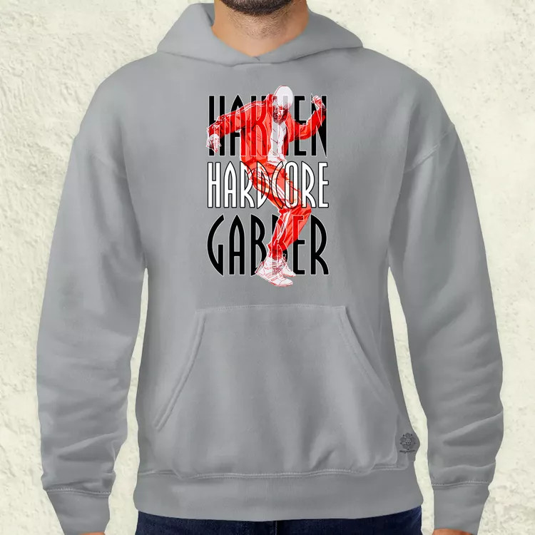 Hakken Hardcore Gabber férfi pulóver