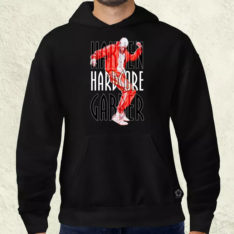 Hakken Hardcore Gabber férfi pulóver