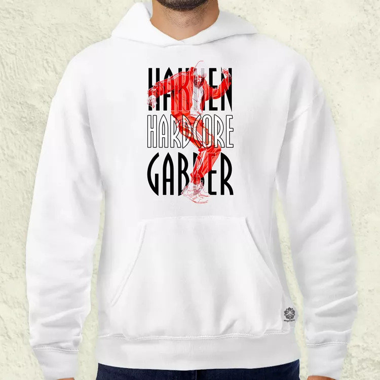 Hakken Hardcore Gabber férfi pulóver