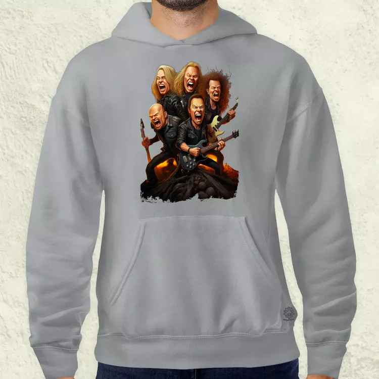 Metallica karikatúra v1 férfi pulóver