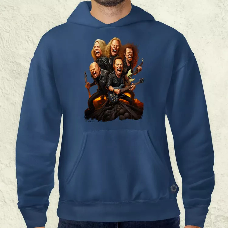 Metallica karikatúra v1 férfi pulóver