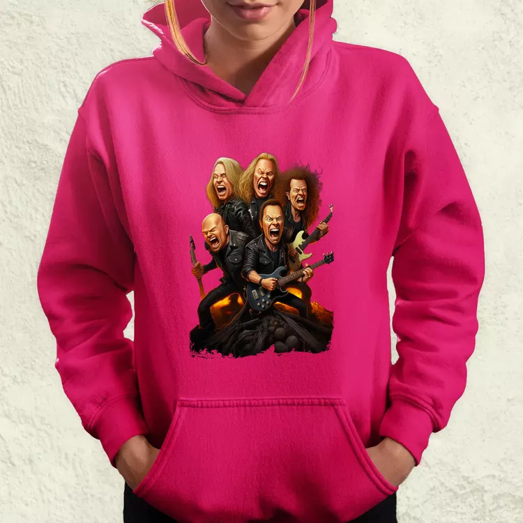 Metallica karikatúra v1 női pulóver