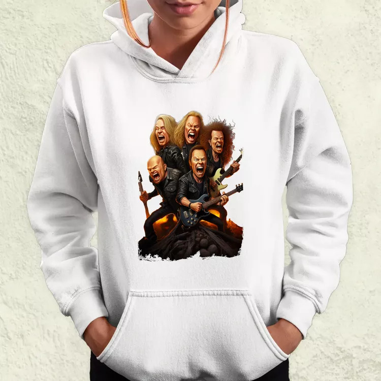 Metallica karikatúra v1 női pulóver