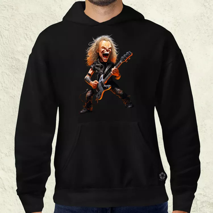 Metallica karikatúra v2 férfi pulóver