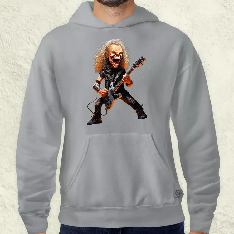 Metallica karikatúra v2 férfi pulóver