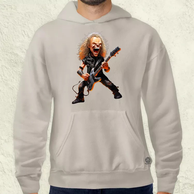 Metallica karikatúra v2 férfi pulóver