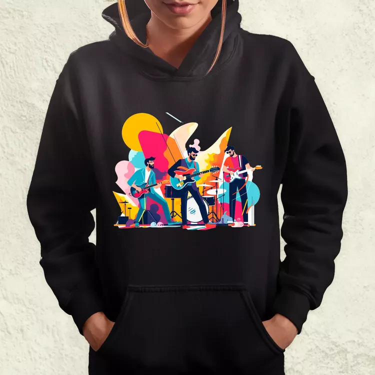 Minimalista funky banda v1 női pulóver