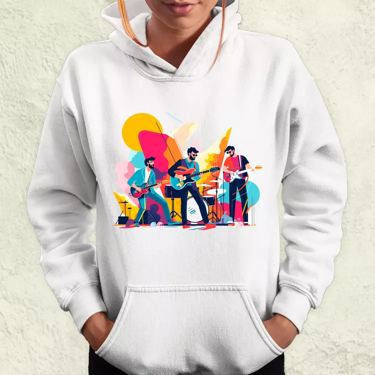 Minimalista funky banda v1 női pulóver