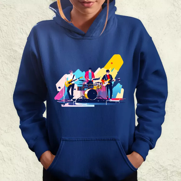 Minimalista funky banda v3 női pulóver