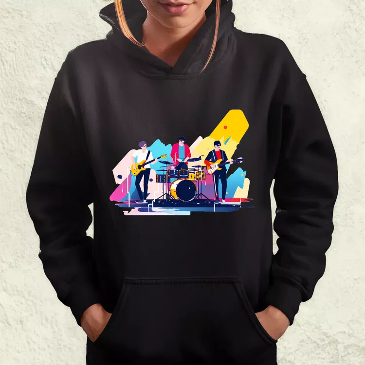 Minimalista funky banda v3 női pulóver