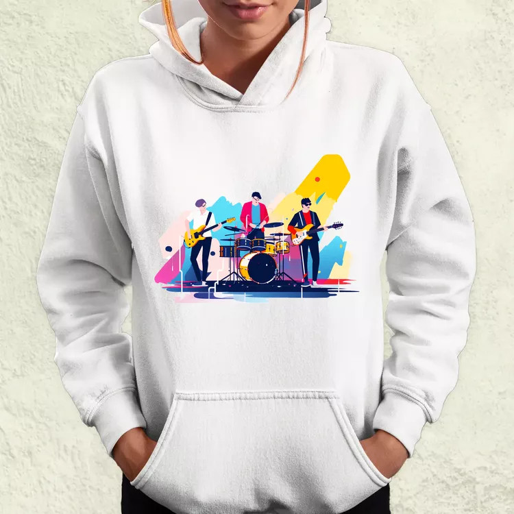 Minimalista funky banda v3 női pulóver