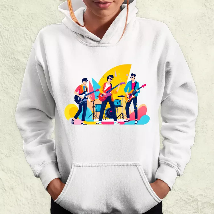 Minimalista funky banda v4 női pulóver