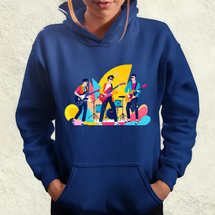 Minimalista funky banda v4 női pulóver