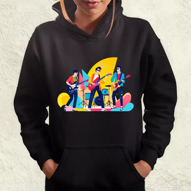 Minimalista funky banda v4 női pulóver