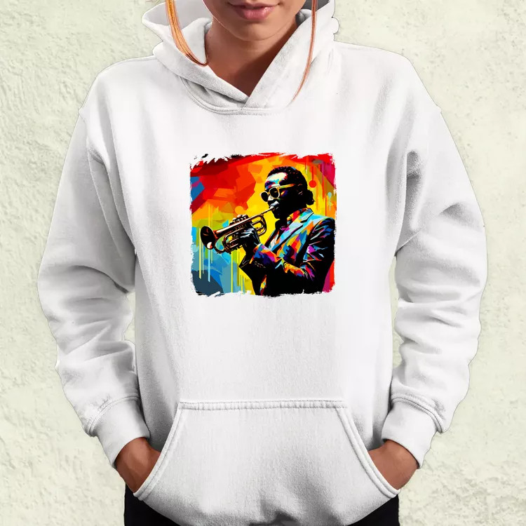 Pop art Miles Davis v1 női pulóver