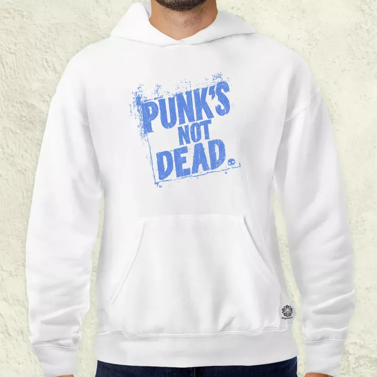 PUNK'S NOT DEAD lila férfi pulóver