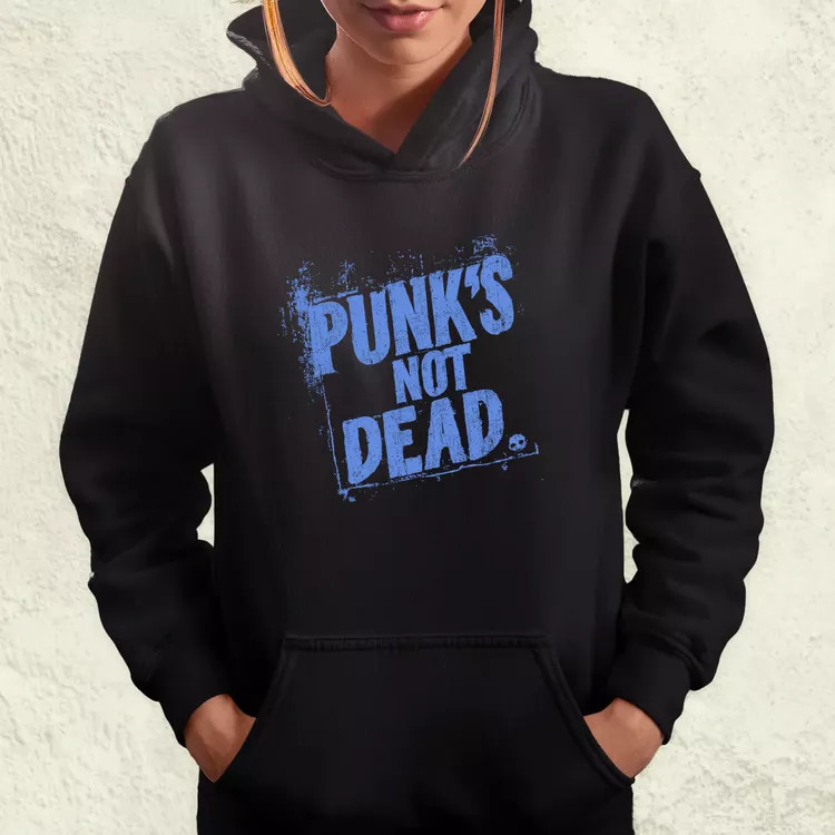 PUNK'S NOT DEAD lila női pulóver
