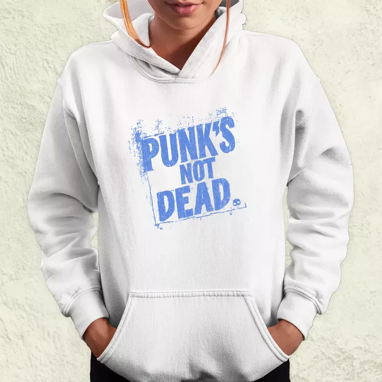 PUNK'S NOT DEAD lila női pulóver