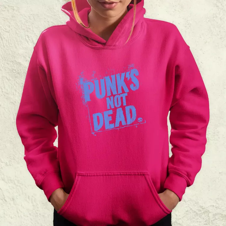 PUNK'S NOT DEAD lila női pulóver