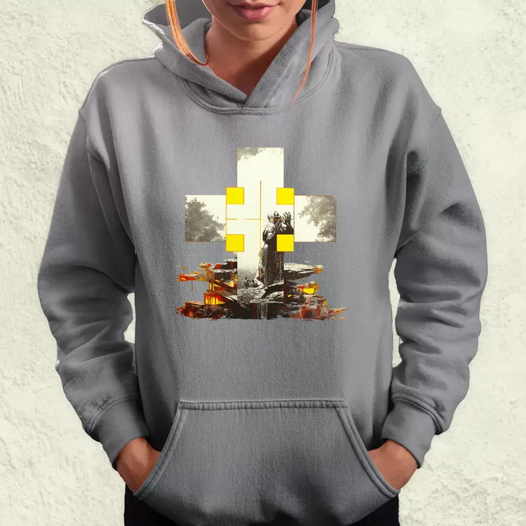 Modern kereszt fantázia v8 női pulóver