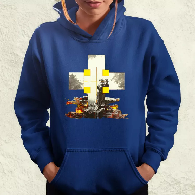 Modern kereszt fantázia v8 női pulóver