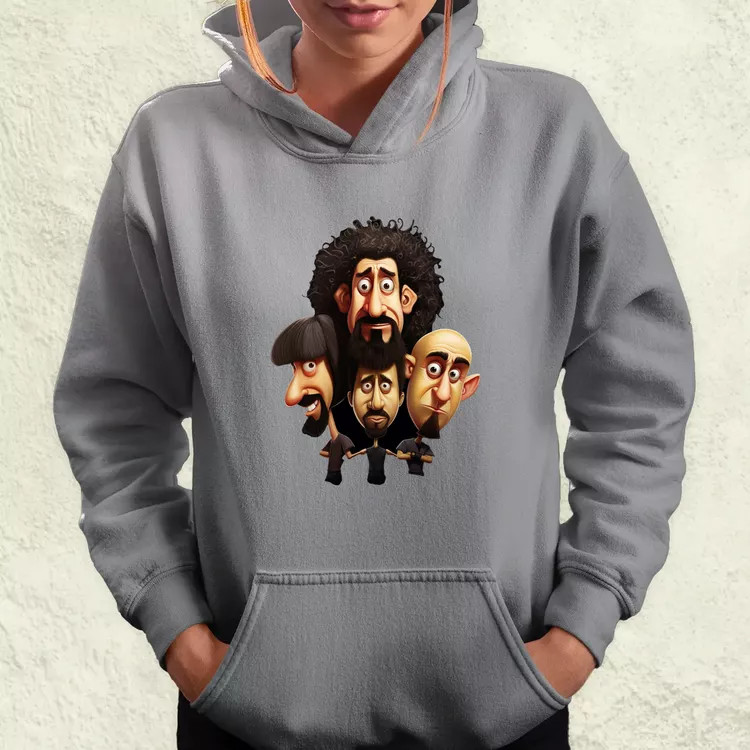 System of a Down karikatúra v3 női pulóver