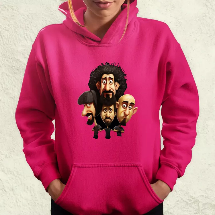 System of a Down karikatúra v3 női pulóver