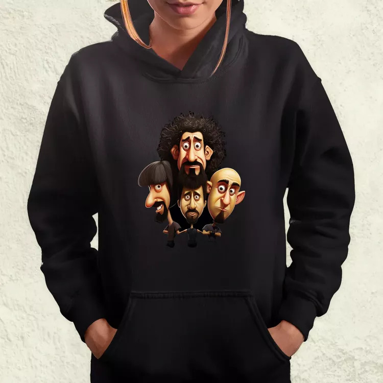 System of a Down karikatúra v3 női pulóver