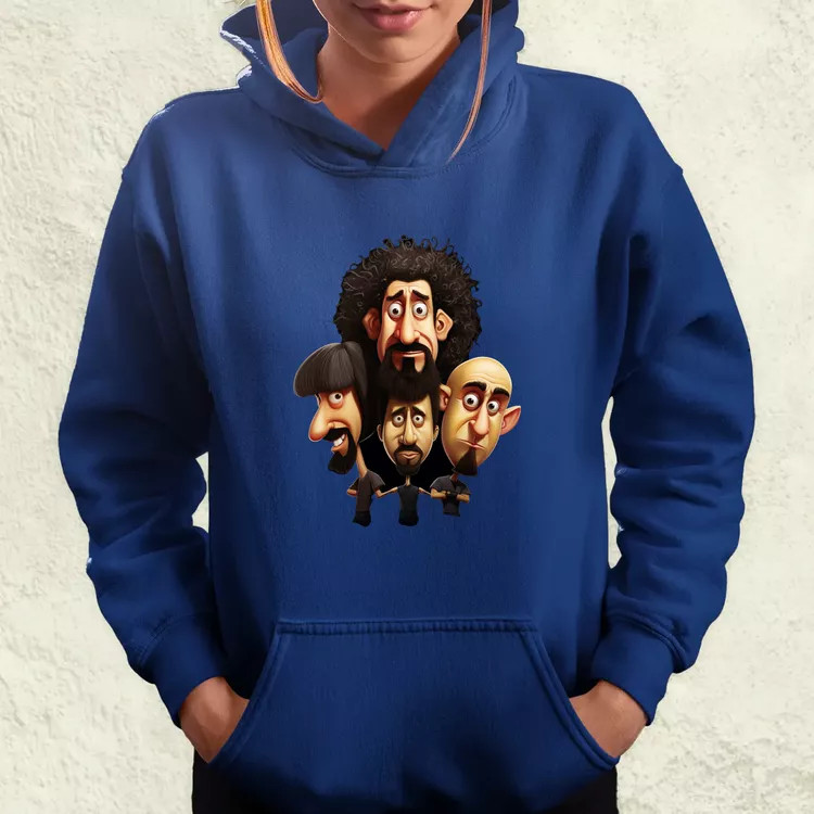 System of a Down karikatúra v3 női pulóver