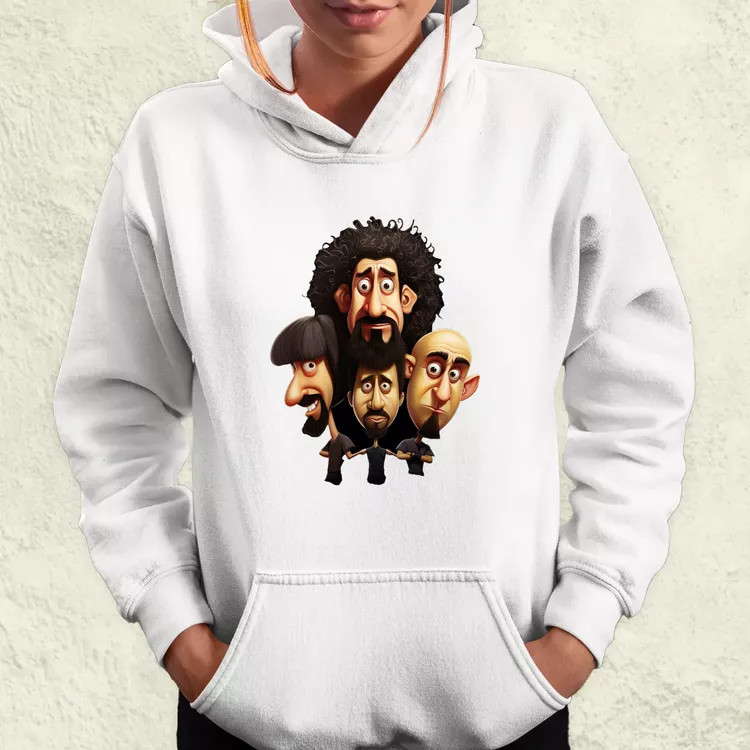 System of a Down karikatúra v3 női pulóver