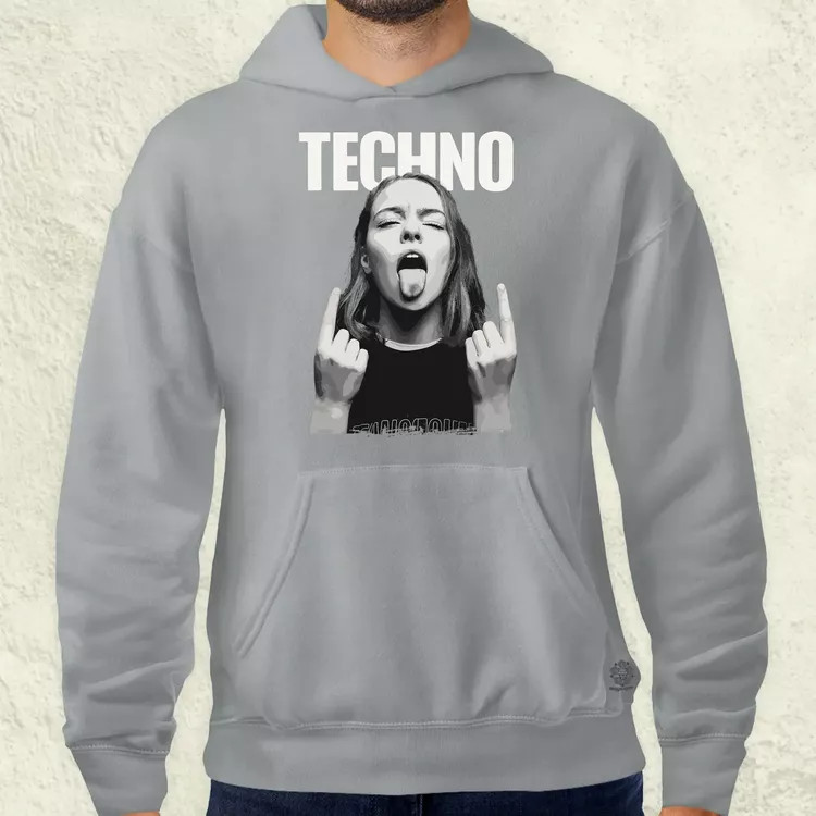Techno férfi pulóver